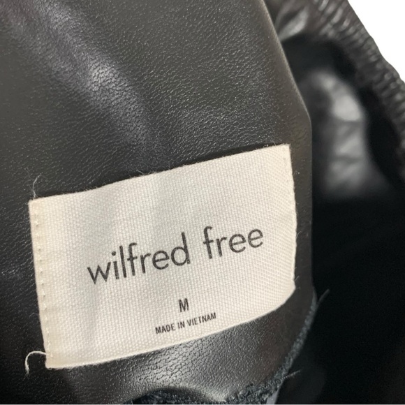 Aritzia Wilfred Daria Faux Leather High Waist Leggings Size Medium - Picture 9 of 10